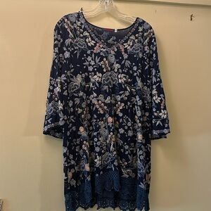 Johnny Was embroidered tunic